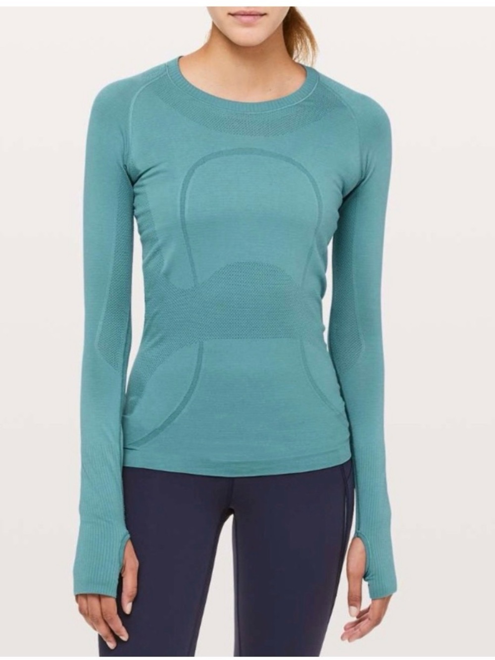 Lululemon Swiftly Tech Long Sleeve Shirt Pacific Breeze Size 6